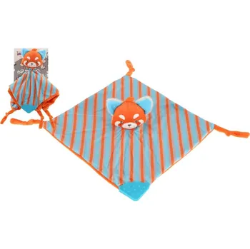 Hračka pro nejmenší Liška usínáček kousátko plyš 25x25cm na kartě