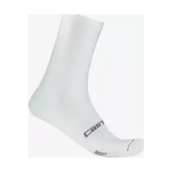 Pánské ponožky Castelli Espresso 18 ponožky White vel. L/XL (40-43)