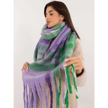 Šála Wool Fashion Italia Szalik-AT-SZ-231301.21-khaki Barva: Fialová, Velikost: UNI