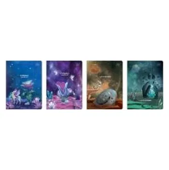 Set školních potřeb Zeszyt A5/32K trzylinia Metallic Fantasy (10szt)