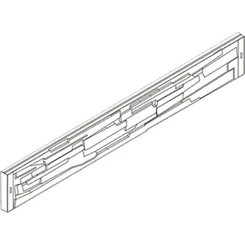 Plot Plotový systém Ferobet Granada, Deska poloviční jednostranná, 185 x 4,5 x 25 cm, Přírodní