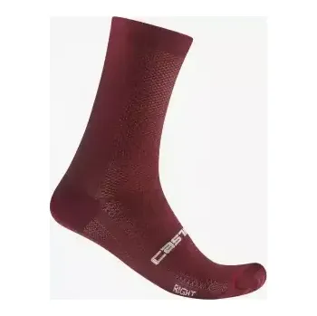 Pánské ponožky Castelli Espresso 18 ponožky Deep Bordeaux vel. XXL (44-47)