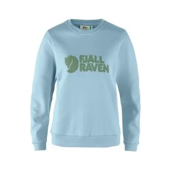 Dámská mikina Fjällräven Logo Sweater Women Breeze Blue-Patina Green modrá XL