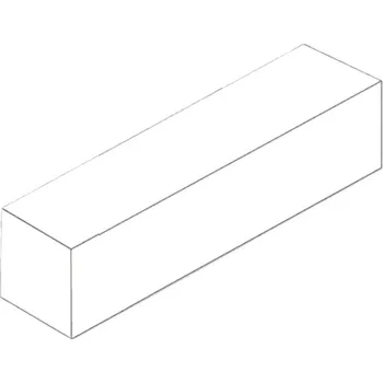 Zahradní obrubník Palisáda Ferobet Quadra 50, 15 x 15 x 50 cm, Prato