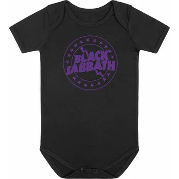 Kojenecký body Dětské body dětské Black Sabbath - Emblem black/purple - METAL-KIDS - 809.30.8.91 - 80/86