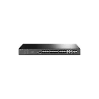 Switch TP-LINK JetStream™ 24-Port SFP L2+ Managed Switch with 4 10GE SFP+ SlotsPORT: 20× Gigabit SFP Ports, 4× Gigabit SFP RJ TL-SG3428