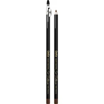 Oční linky Matná hnědá tužka na oči Delia Cosmetics