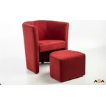 Klubové křeslo Cuba - červené