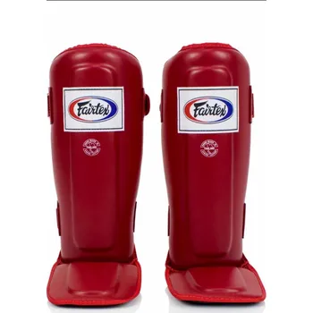Chránič nohou Chrániče holení na thajský box Fairtex SP3 - červené XL