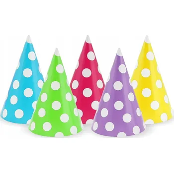 Party dekorace PAPÍROVÉ NAROZENINOVÉ ČEPIČKY 144 KUSŮ