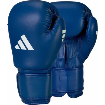 Boxerské rukavice Boxerské rukavice Adidas IBA Catus kůže - modré 10 oz