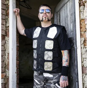 Pánská vesta vesta unisex - Silver - AMENOMEN - NEWLOCK-149 - L