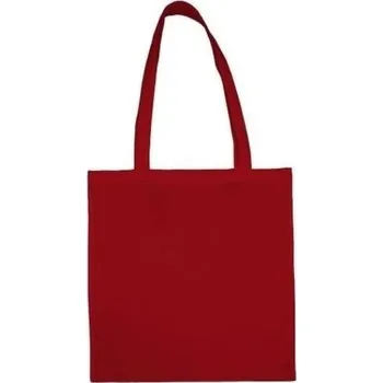Taška bavlněná, 140 g/m2, 38 x 42cm, červená (Red)