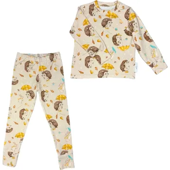 Dívčí mikina Mimilove Dlouhé pyžamko vel. 4-6 let Ježek