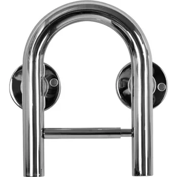 Madlo do koupelny HANDICAP madlo s držákem toaletního papíru, chrom A220300 58961