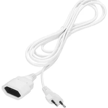 Napájecí kabel Prodlužovací kabel s plochou zásuvkou, délka 5m