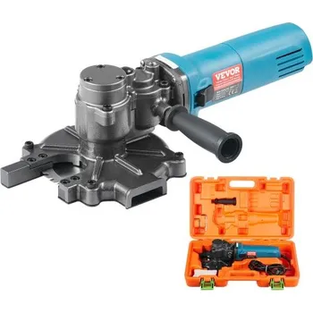 Stavební řezačka VEVOR Elektrická řezačka výztuže , přenosná řezačka výztuže 1100 W, řezání výztuže do tloušťky 3/2 palce (4–40 mm), vysoce výkonná řezačka ocelobetonové výztuže s pomocným malým kufříkem na nářadí, RD-10