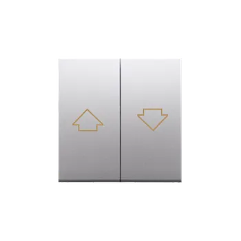 Elektrická zásuvka Kryt pro žaluziový ovladač SZP1 m, Simon 54, barva stříbrná metalizovaná