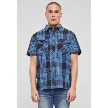 Pánská košile Roadstar Shirt indigo zaškrtnuté Brandit černá 2543407