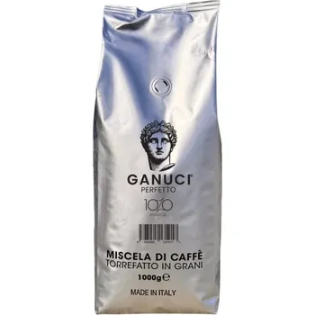 Káva GANUCI Perfetto zrnková káva 1 kg