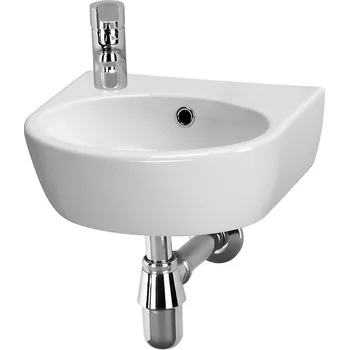 Umyvadlo Cersanit Parva, závěsné umyvadlo 40x32 cm levé, bílá, K27-009-L