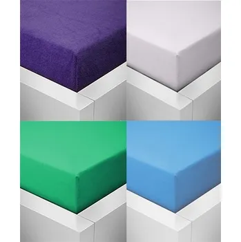 Prostěradlo Top textil Prostěradlo Froté Basic 220x200 cm Barva: hnědá