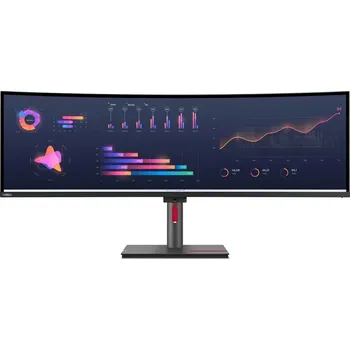 Monitor Lenovo P49w-30 49" IPS,prohnutý 5120x1440 32:9 350cdm2 cmd 2000:1 4ms HDMI DP USB RJ45 VESA černý