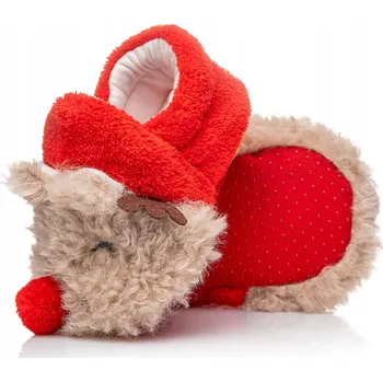 Capáčky ATTRACTIVE kojenecké botičky červené, velikost 19