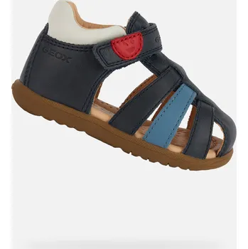 Dětská móda Chlapci první kroky Geox Macchia Modrá - Kluci GEOX modrá | hnědá 3417409