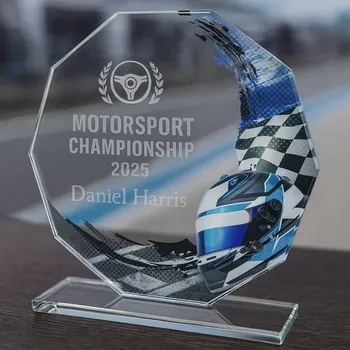Poháry Bauer Skleněná trofej CR2024301M14 | Motorsport