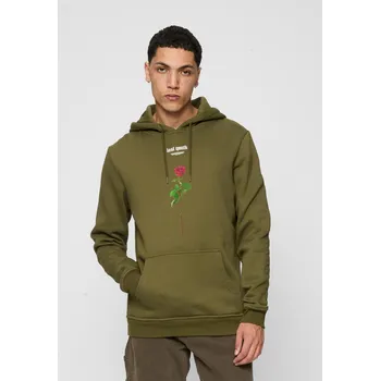 Pánská mikina Lost Youth Rose Hoody olivová Mister Tee kaki 2551384