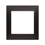 Rámeček 1 násobný, metalizovaný, Simon 54, barva antracitová metalizovaná