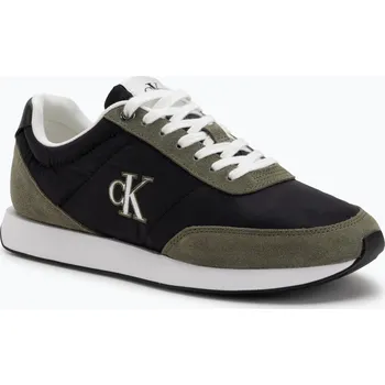Pánské tenisky Pánské tenisky Calvin Klein YM0YM01361 Retro Runner Essential MIX MAT black/capers/bright white