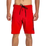 Meatfly pánské plavky Mitch Boardshorts 21" Red | Černá | Velikost S