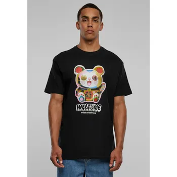 Pánské tričko Welcome Cat Heavy Oversize Tee černé Mister Tee černá 2854289