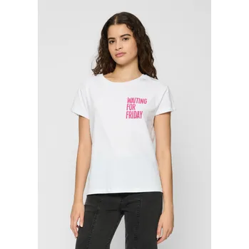 Dámské tričko Dámské tričko Waiting For Friday bílé Mister Tee bílá 2847755
