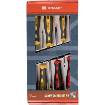 Šroubovák Sada šroubováků Kramp, 6 dílů (Ploché / PH)