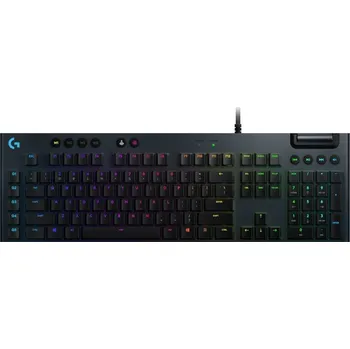 Klávesnice Logitech herní klávesnice G815 LIGHTSYNC RGB mechanická drátová GL taktilní USB UK layout Carbon