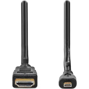 Video kabel NEDIS High Speed HDMI 1.4 kabel s ethernetem 4K@30Hz zlacené konektory HDMI-micro HDMI černý box 2m