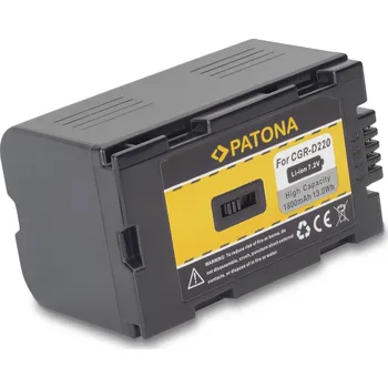 PATONA baterie pro digitální kameru Panasonic CGR D220 1600mAh