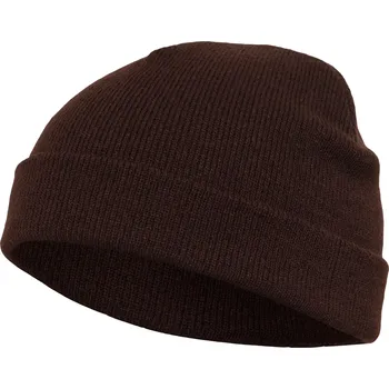 Čepice Těžká hnědá čepice Flexfit hnědá 2542539