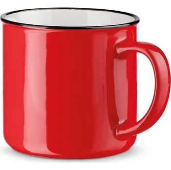 VERNON. Keramický hrnek 340 mL - Červená, 340 ml