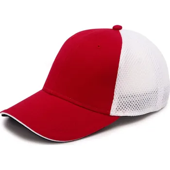 Sportovní čelenka Cofee Čepice New meshfit Velikost: uni, Barva: červená-bílá