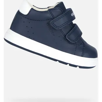 Dětská móda Chlapci první kroky Geox Biglia Tmavě modrá - Kluci GEOX modrá | bílá 3417411