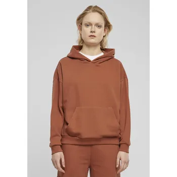 Dámská mikina Dámská mikina s kapucí Terry Oversized rezavá Urban Classics hnědá 2906558