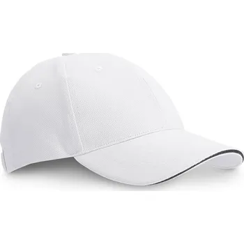 Kšiltovka CHRISTOPHE. Čepice ze 100% bavlny (260 g/m²) - Bílá