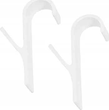 Věšák Háček bez vrtání Rodeno bílý