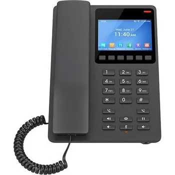 Grandstream GHP631 SIP hotelový telefon s displejem černý