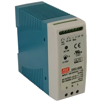 Napájecí zdroj pro osvětlení MEAN WELL DRC-60B 27,6V/60W/1,4A/0,75A DIN zdroj