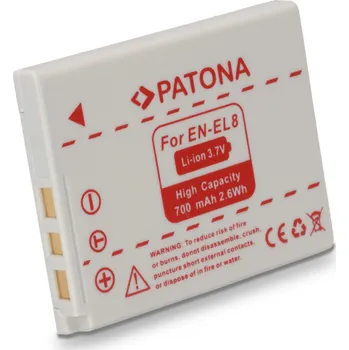 PATONA baterie pro foto Nikon EN-EL8 600mAh